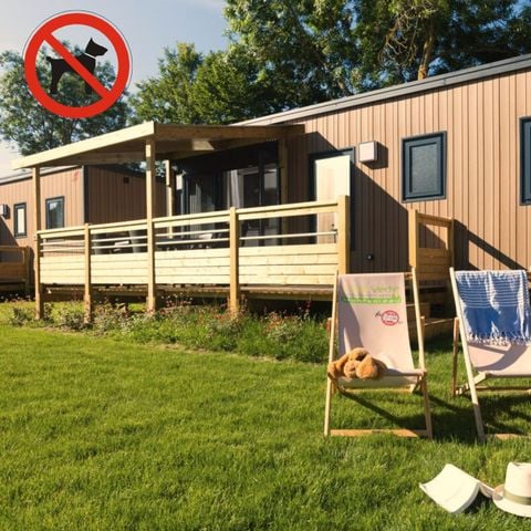 Mobilheim 6 personen - Cottage 3 Zimmer TV Komfort überdachte Terrasse