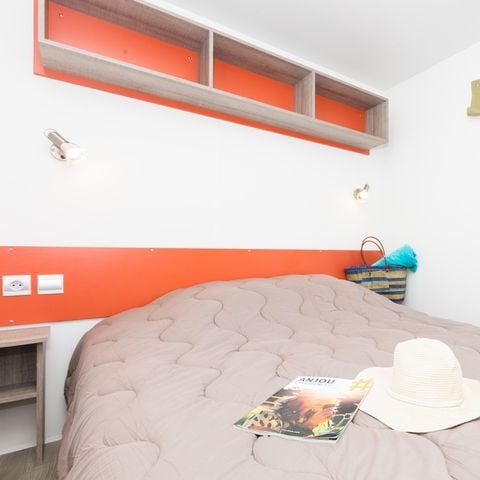 LODGE 4 people - 2 bedroom mobile home - covered terrace