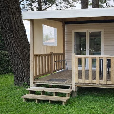 MOBILHOME 2 personnes - - 20m² - 1 chambre - terrasse couverte 9m² -