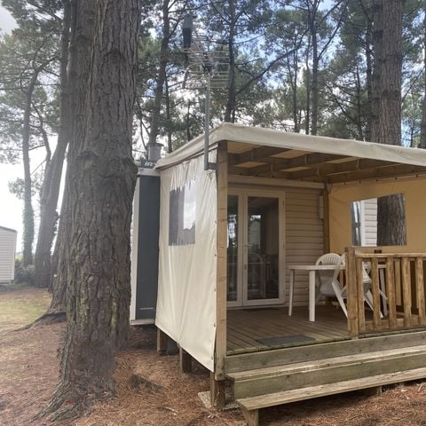 BUNGALOW 2 personnes - - 20m² - 1 chambre - terrasse couverte 9m² -