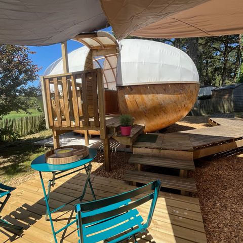 UNUSUAL ACCOMMODATION 2 people - Caballon - Wooden structure and canvas + electricity -