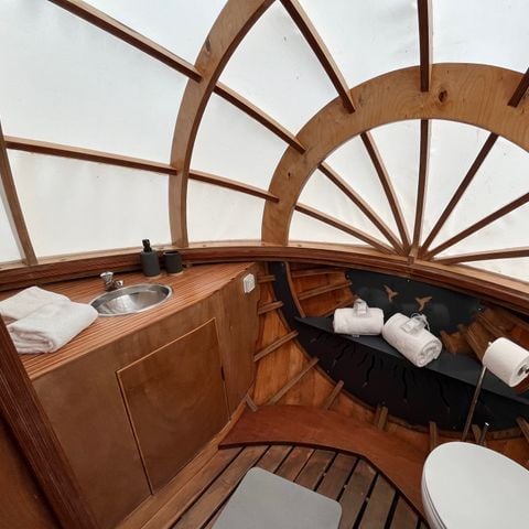 HÉBERGEMENT INSOLITE 2 personnes - Caballon - Structure bois et toile  + électricité -