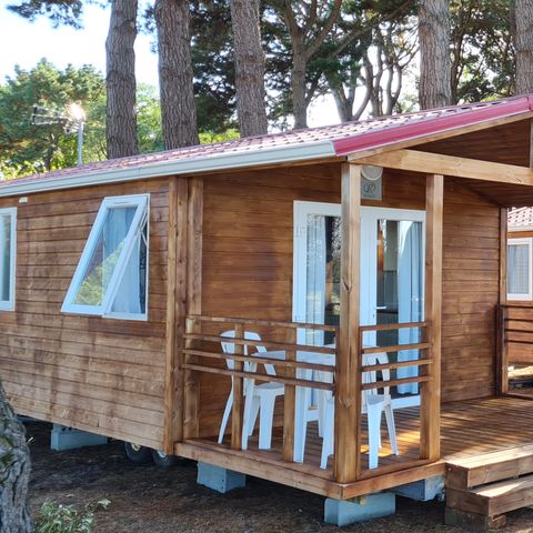 MOBILHOME 4 personas - Eden - 25m² - 2 habitaciones - 7m² terraza cubierta