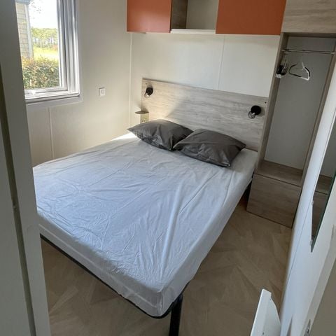 Mobile home 4 persons - Comfort mobile home - 25m² - 2 bedrooms - covered terrace on the side