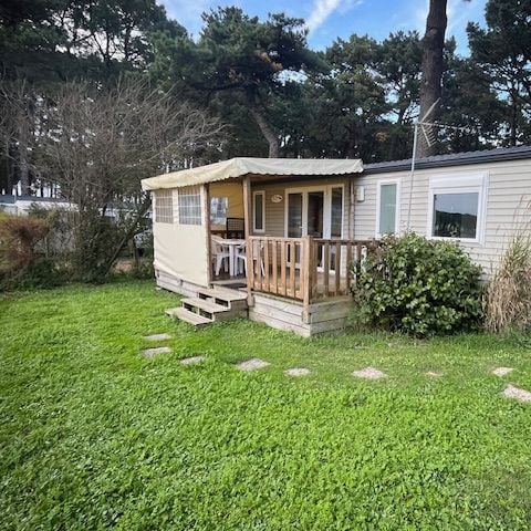 Mobile home 6 persons - Mobile home Confort plus - 33m² - 3 bedrooms - covered terrace