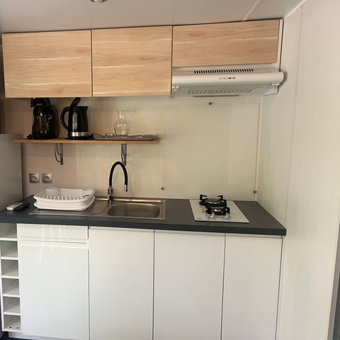 Casa mobile 4 persone - Aria condizionata blu