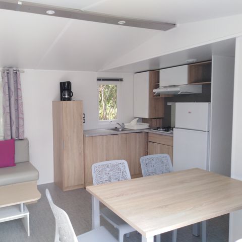 Mobilheim 6 Personen - 6 pers 2 sdb Klimaanlage