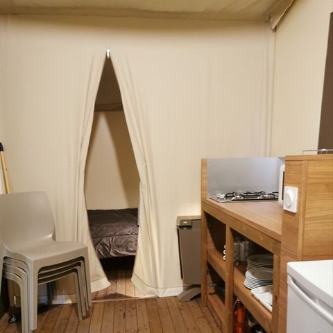 TENT 5 people - Nomad tent with sanitary block without air conditioning