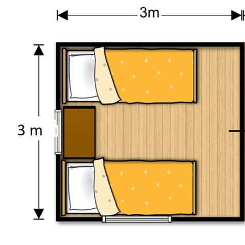 Tent 2 personen - Tent safari etappe 2 pers
