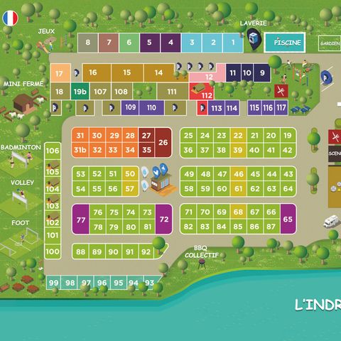 Camping Vallée de L'Indre - Camping Indre-et-Loire - Afbeelding N°6