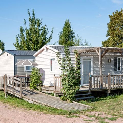 MOBILHOME 4 personas - Estándar 30m² (2 habitaciones) - adecuado para personas con movilidad reducida