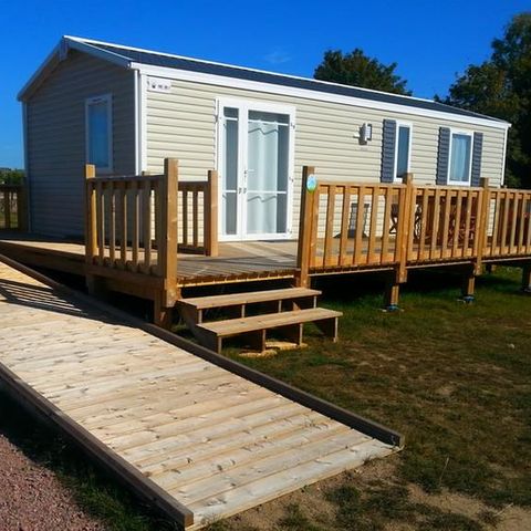 Stacaravan 4 personen - Standaard 30m² (2 kamers) - geschikt voor personen met beperkte mobiliteit