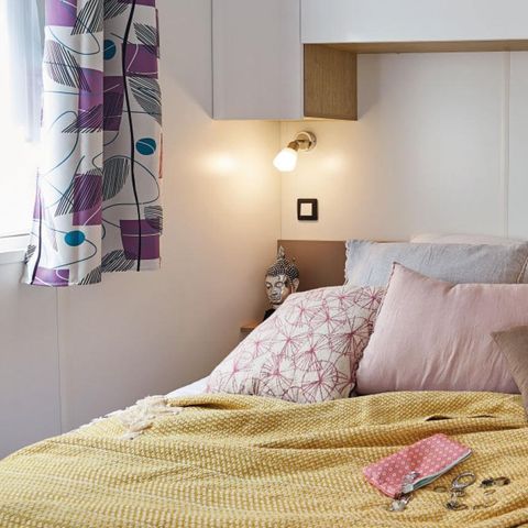 Stacaravan 4 personen - Comfort 30m² (2 kamers) - half overdekt terras