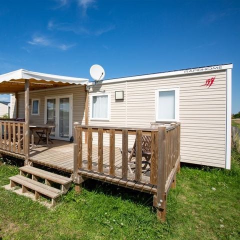 Mobile home 4 persons - Premium 36m² (2 bedrooms) - semi covered terrace