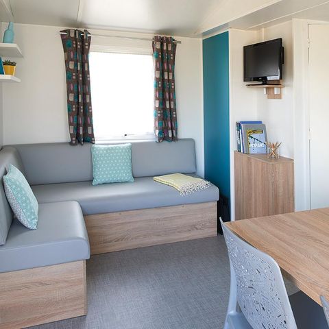 Stacaravan 6 personen - Comfort 34m² (3 kamers) - Overdekt terras