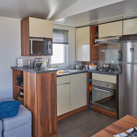 MOBILHOME 6 personnes - Premium 39m² (3 chambres) - 2 salles de bain - terrasse couverte