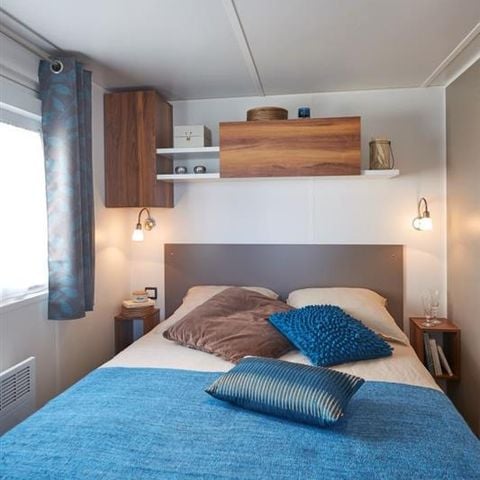 Stacaravan 6 personen - Premium 39m² (3 kamers) - 2 badkamers - overdekt terras