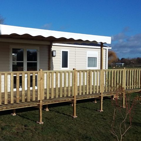 MOBILE HOME 6 people - Premium 39m² (3 bedrooms) - 2 bathrooms - covered terrace