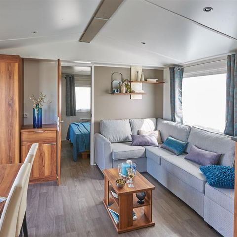 MOBILHOME 6 personas - Premium 39m² (3 dormitorios) - 2 baños - terraza cubierta