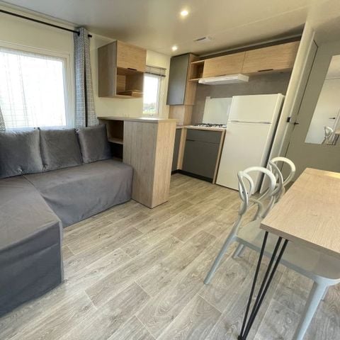 Mobile home 6 persons - Confort 35M2 (3bed-6 pers) + covered terrace