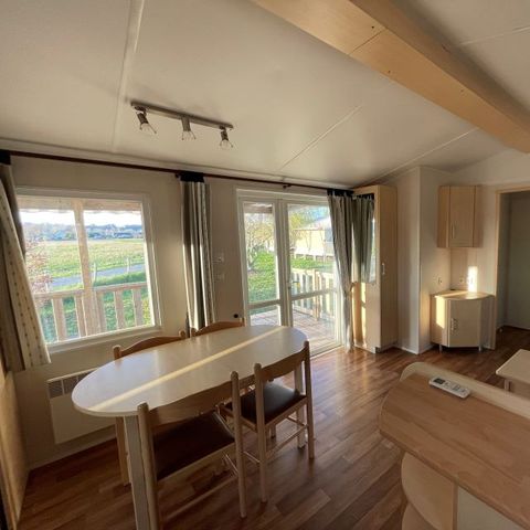 MOBILHOME 6 personas - Mobil Home Premium 41m2 (3bed-6pers) + 2 baños + aire acondicionado