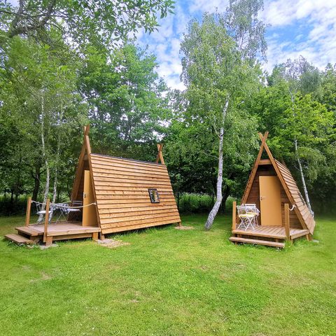 Zelt 2 Personen - Cabadienne (ohne Sanitäranlagen)