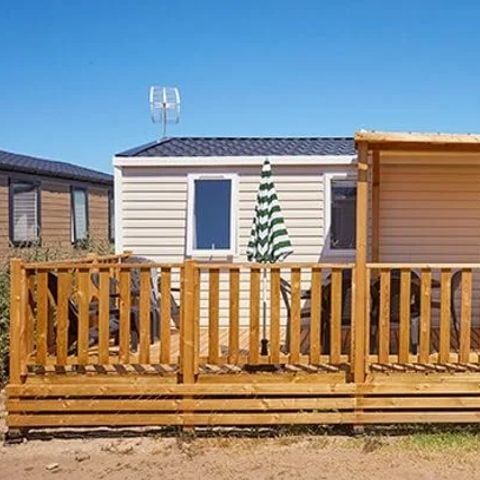 Mobilhome 6 personnes - Comfort XL | 3 Ch. | 6 Pers. | Terrasse surélevée | Clim. | TV