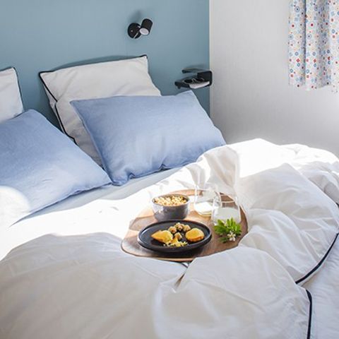 MOBILE HOME 4 people - Ultimate | 2 Bedrooms | 4 Pers. | Raised terrace | Air conditioning | TV