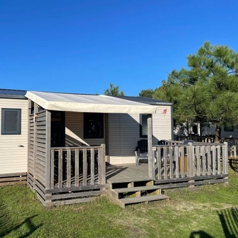 MOBILHOME 4 personnes - Comfort | 2 Ch. | 4 Pers. | Terrasse surélevée | Clim.