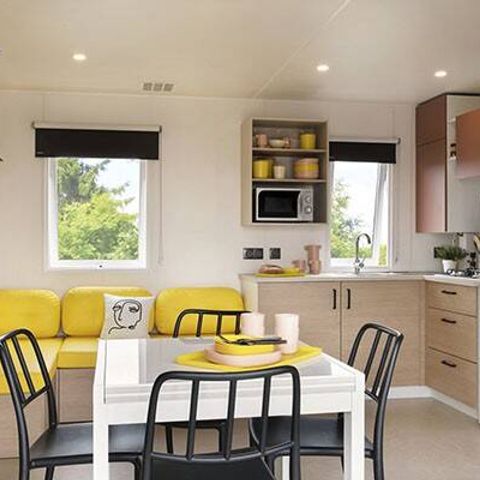 Stacaravan 8 personen - Comfort | 4 slaapkamers | 8 pers | Verhoogd terras | 2 badkamers | Airconditioning