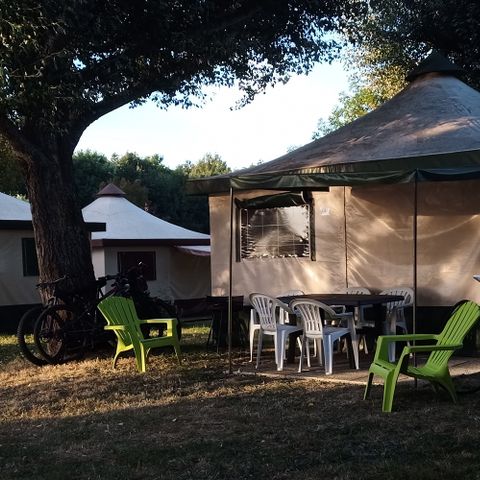 Bungalowtent 5 personen - SIRIUS - zonder sanitair 20 m²