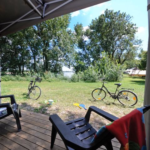 BUNGALOW TOILÉ 4 personnes - MOBILODGE - sans Sanitaires 15 m²