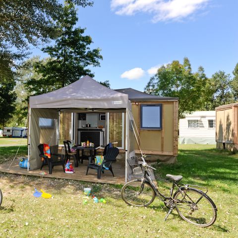 Canvas bungalow 4 persons - MOBILODGE - without sanitary facilities 15 sqm