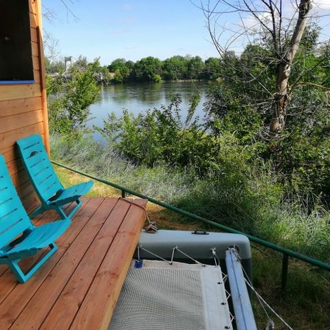 UNIEKE ACCOMMODATIE 4 personen - BADÔ CATAMARAN CABANÉ 11 m²