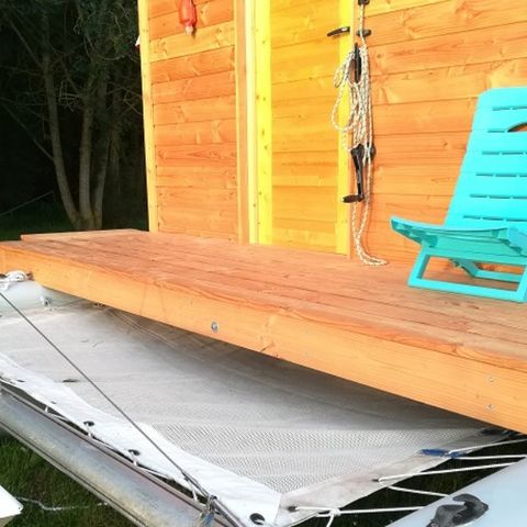 AUßERGEWÖHNLICHE UNTERKUNFT 4 Personen - BATHÔ CATAMARAN CABANÉ 11 m²