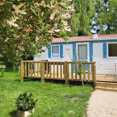 Stacaravan 6 personen - 26 m² - 2 slaapkamers
