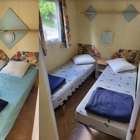 STACARAVAN 4 personen - 24 m² - 2 slaapkamers