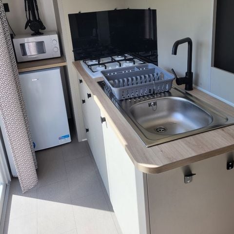 Mobilheim 4 Personen - 24 m² mit Klimaanlage - 2 Schlafzimmer - 4 Personen