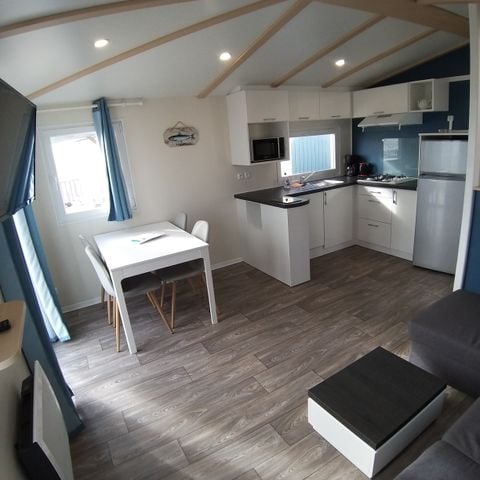Mobilheim 4 Personen - Mobilheim 2 Zimmer - außergewöhnlicher Blick auf das Meer - 2. und 3.