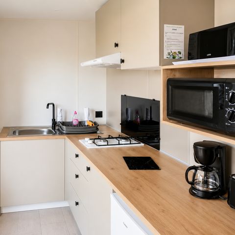 MOBILHOME 2 personas - Casa móvil de 1 dormitorio, 16 m² de superficie