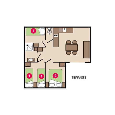 Chalet 5 persons - Vanilla 5 people