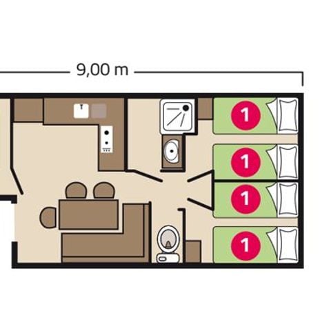 Mobilhome 6 personas - Evasión 6 personas