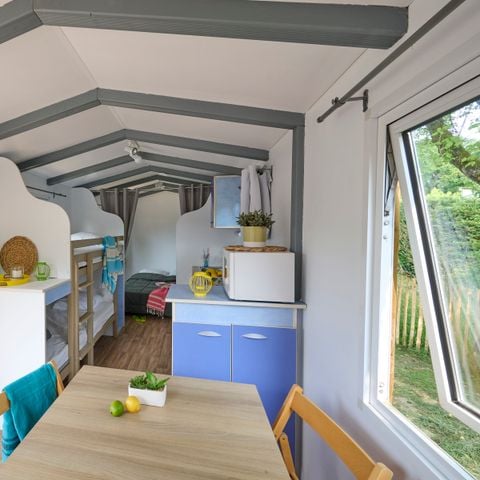 UNIEKE ACCOMMODATIE 4 personen - 4-persoons caravan