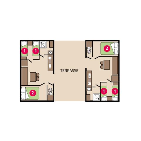 Mobile home 8 persons - Tribu 8 people