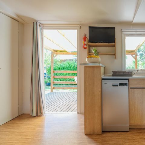 Mobilhome 6 personnes - Cottage Privilège - 2 chambres - TV - Lave-vaisselle