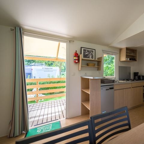 Mobilhome 6 personnes - Cottage Privilège - 2 chambres - TV - Lave-vaisselle