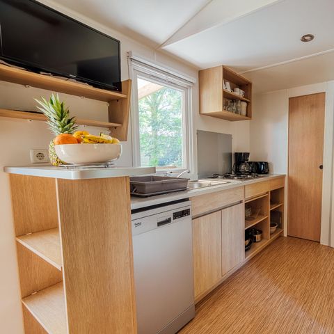 Mobilhome 6 personas - Cottage Privilège - 2 habitaciones - TV - LV