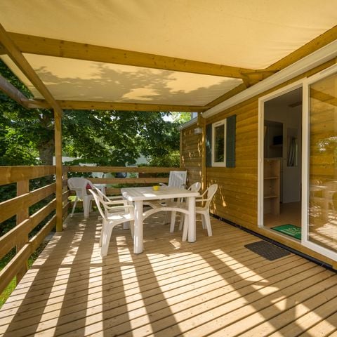 Mobilhome 6 personnes - Cottage Privilège - 2 chambres - TV - Lave-vaisselle