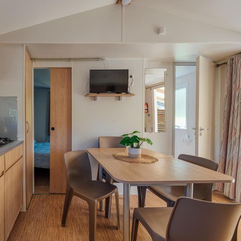 Mobilhome 8 personas - Cottage Privilège - 3 habitaciones - TV - LV