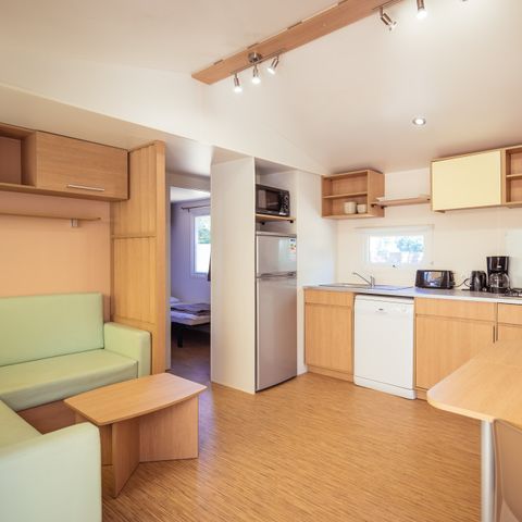 Mobilhome 8 personnes - Cottage Privilège - 3 chambres - TV - Lave-vaisselle